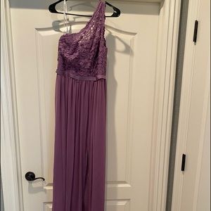 Size 8 Davids Bridal Bridesmaids dress.  Paid 200.